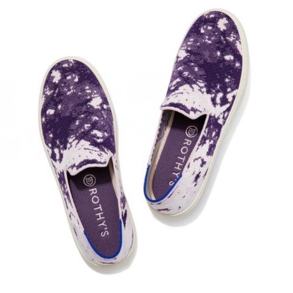 Rothy’s Ocean Iris Sneakers Retired Size 8 New in Box - Picture 1 of 5